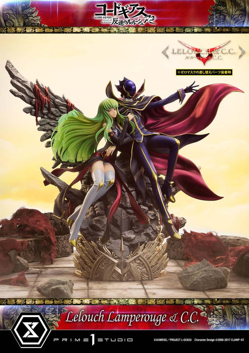 Prime 1 Studio Code Geass C.C. & Lelouch Lamperouge 1/6 Concept Masterline Statue