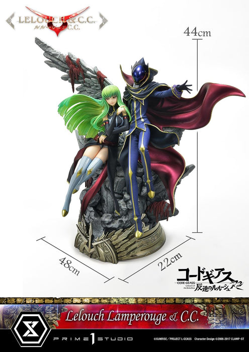 Prime 1 Studio Code Geass C.C. & Lelouch Lamperouge 1/6 Concept Masterline Statue