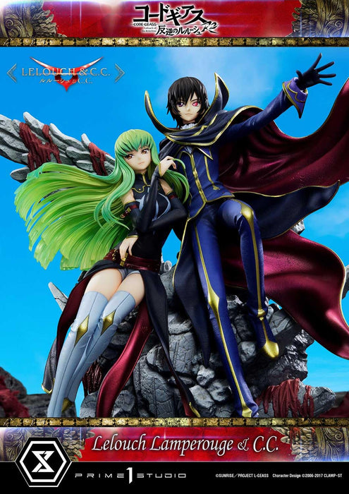 Prime 1 Studio Code Geass C.C. & Lelouch Lamperouge 1/6 Concept Masterline Statue