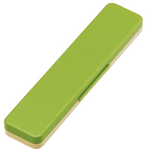 Skater Moosgrünes Kombinationsset aus Essstäbchen und Löffel, hergestellt in Japan – CCS3SA