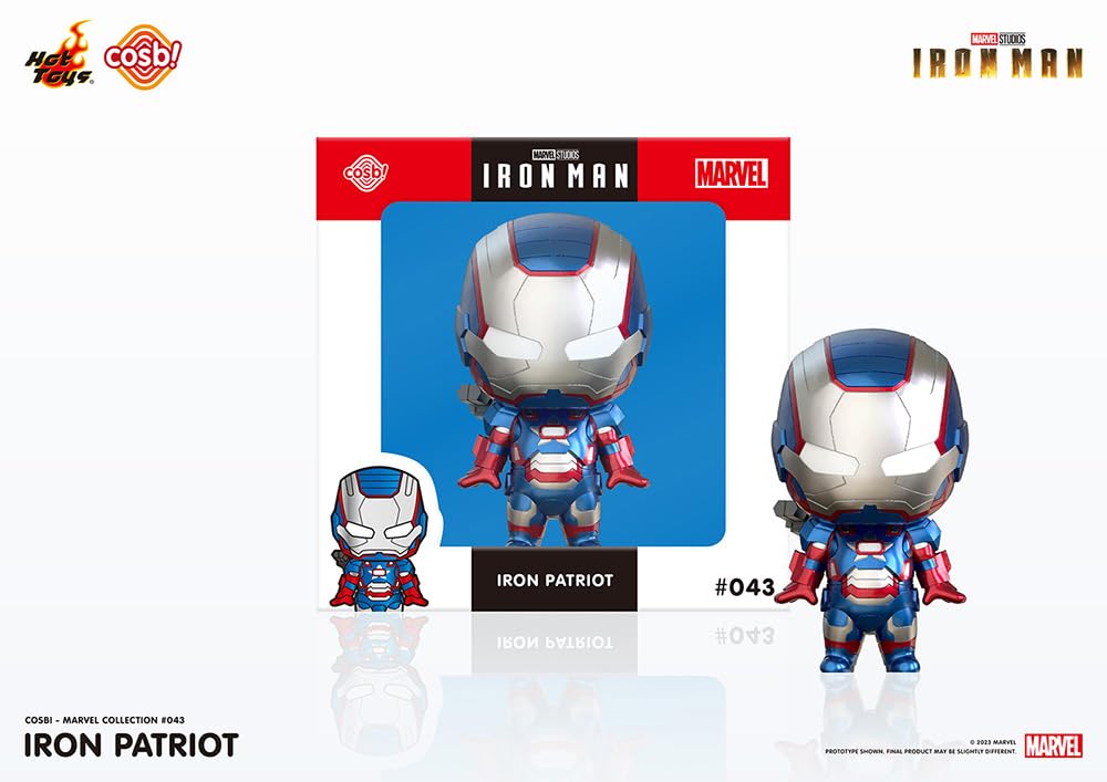Hot Toys Cosby Marvel Iron Patriot 043 Non-Scale Figure Collectible