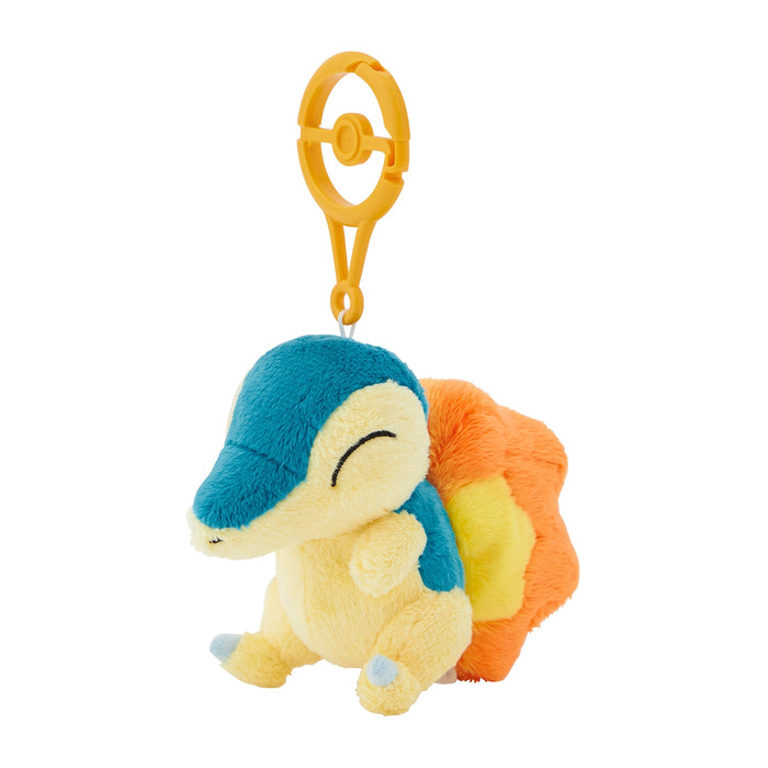 Pokemon Center Cyndaquil Mascot Keychain with Carabiner Clip