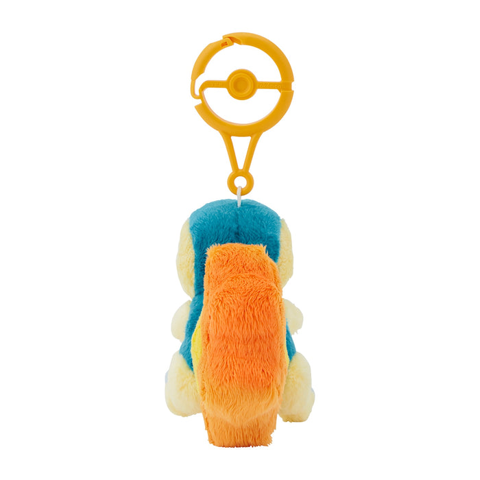 Pokemon Center Cyndaquil Mascot Keychain with Carabiner Clip