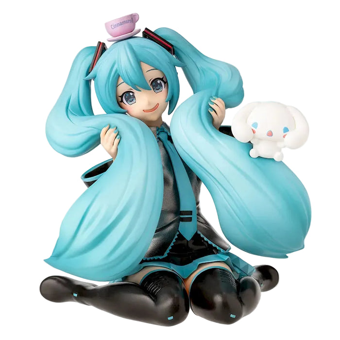 SEGA Hatsune Miku x Cinnamoroll Fluffy Ver. Chokonose Premium Prize Figure
