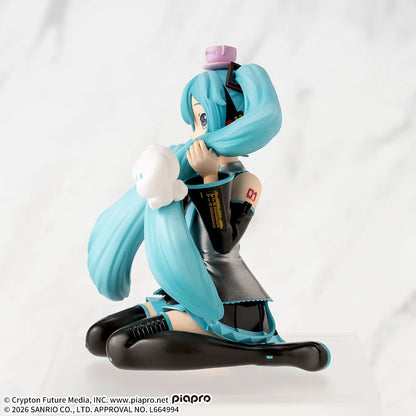 SEGA Hatsune Miku x Cinnamoroll Fluffy Ver. Chokonose Premium Prize Figure