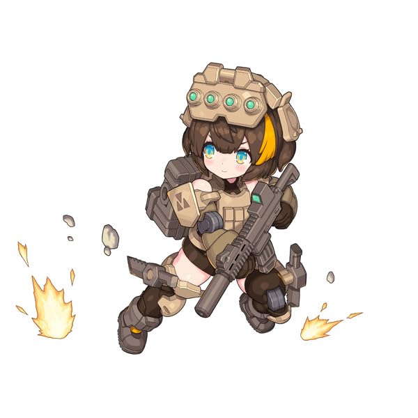 Megahouse Desktop Army Titania Delta Desert Warfare Scout Gear Movable Figure