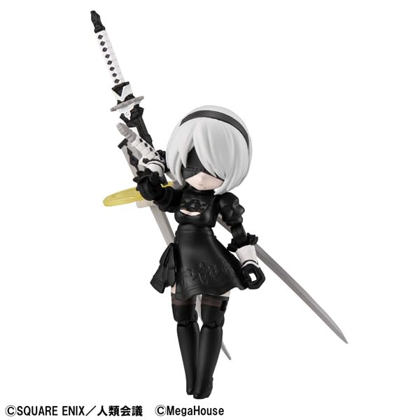 Megahouse Desktop Army Nier Automata 2B Movable Figure Ver1.1A Collectible