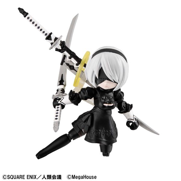 Megahouse Desktop Army Nier Automata 2B Movable Figure Ver1.1A Collectible