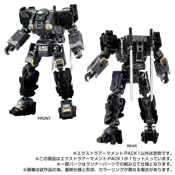 Takara Tomy Diaclone Extra Armament Pack1 – Erweitern Sie Ihre Sammlung