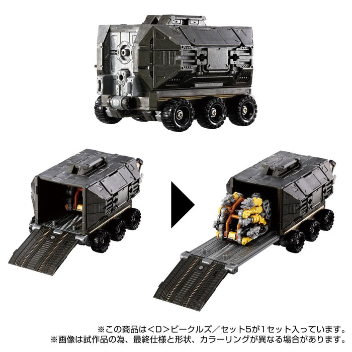 Takara Tomy Diaclone DG Vehicles Set 5 Highly Detailed Collector's Edition