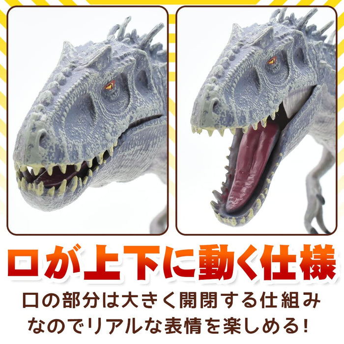 Dinosaur Figure Indominus Rex w/Movable Mouth Painted