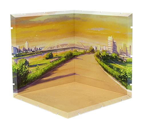 Plm Dioramansion 150 Riverbed Evening Backdrop - Enhance Your Diorama Display