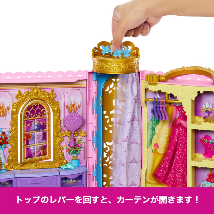 Mattel Disney Princess Rapunzel Dress-Up Doll House Playset Ages 3+ Pink HXC20