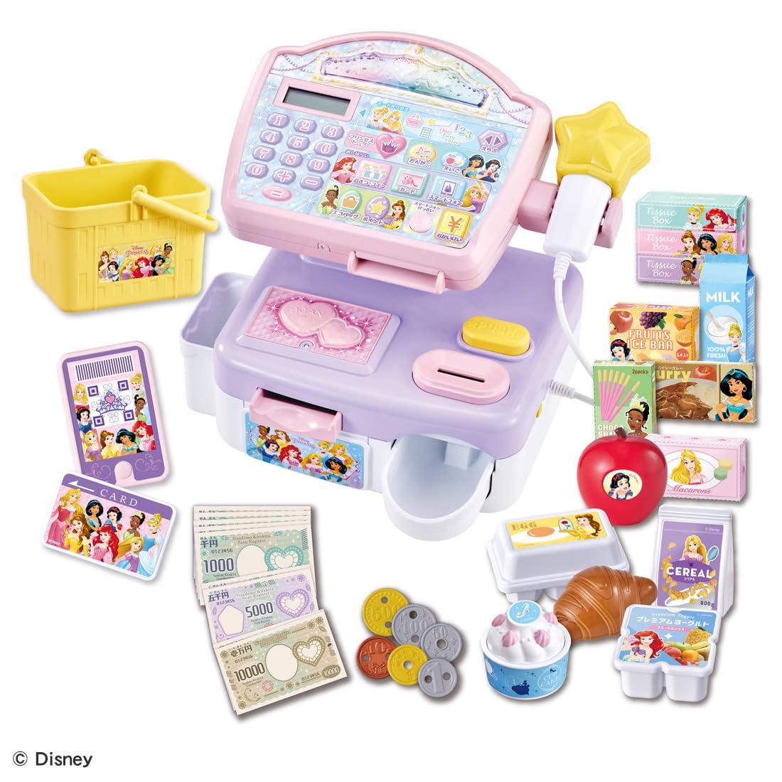 Takara Tomy Disney Princess Sparkle Scan Register - Interactive Toy Register- Japan Figure Store - #1 Bring To You The Best Japanese Goods