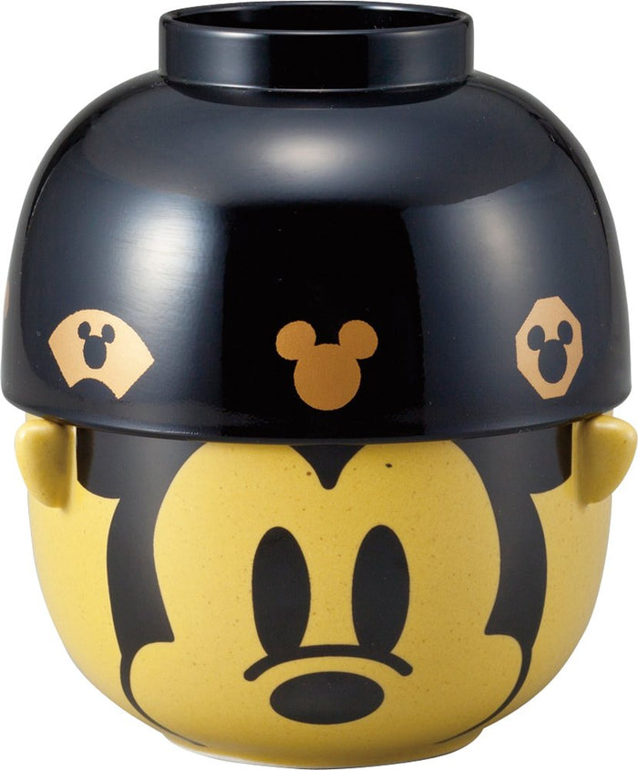 Sun Art Disney Mickey Mouse Large Soup and Rice Bowl Set San2554-1- Japan Figure Store - #1 Bring To You The Best Japanese Goods