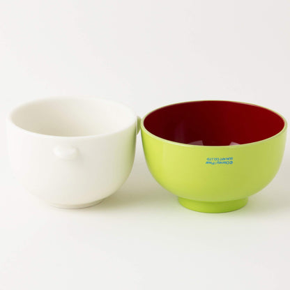 Sun Art Mike Monster University Soup and Rice Bowl Set Mini SAN2221-2- Japan Figure Store - #1 Bring To You The Best Japanese Goods