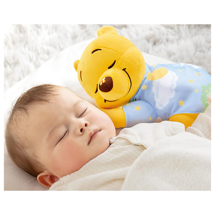 Takara Tomy Disney Sleep Together Melody Winnie The Pooh Plush Toy