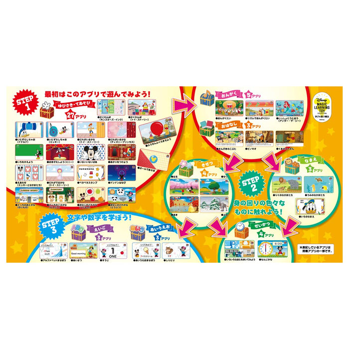 Takara Tomy Disney Touch Educational Busy Pad for Kids - Disney Characters