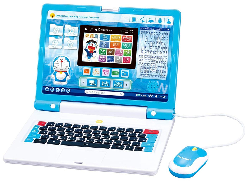 Bandai Doraemon Learning PC Tablet - Kids Educational Toy Laptop