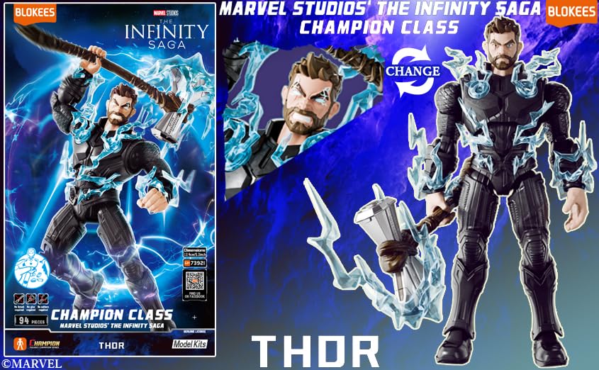 Doyusha Marvel Thor Champion Class Model Kit 135mm Plastic Model Saga Series