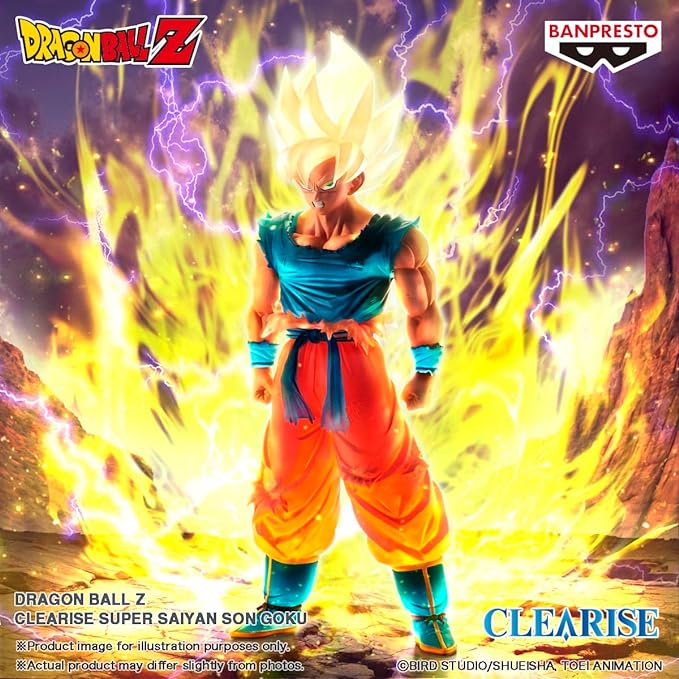 Bandai Spirits Dragon Ball Z Son Goku SSJ Clearise Figure Collection