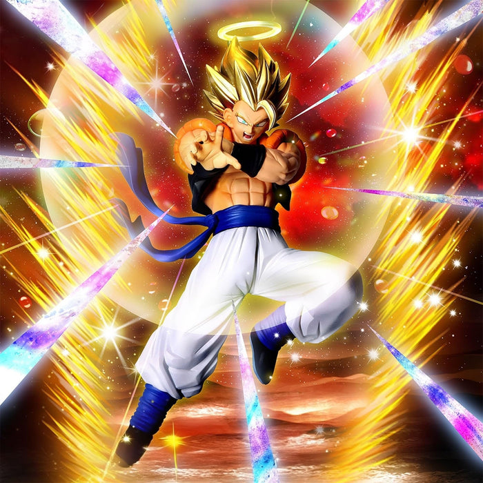 Banpresto Dragon Ball Z Super Gogeta Figure Dokkan Battle 19cm Anniversary