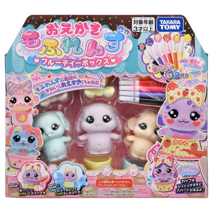 Coffret de dessin Takara Tomy Moflens Fruity Box - Coffret d'art amusant et créatif pour enfants