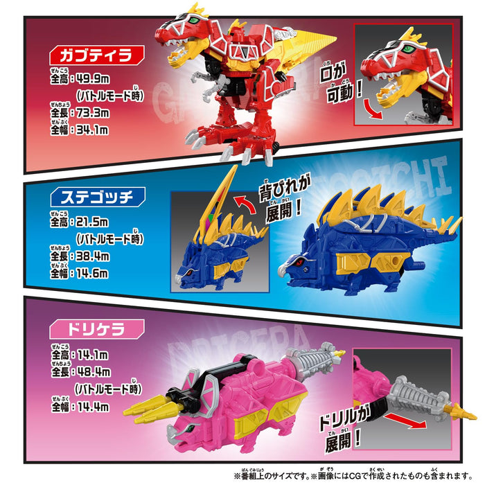 Bandai DX Kyoryuzin Fullaction Ver Dinosaur Mecha Figure for Collectors