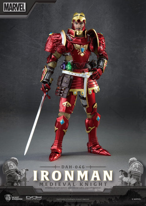 Figurine de chevalier médiéval Iron Man de Beast Kingdom Dynamic Action Heroes 046