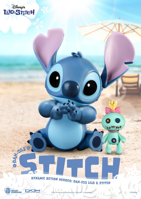 Beast Kingdom Dynamic Action Heroes 053 Lilo and Stitch Figure Stitch Collectible