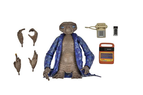 Figurine d'action Neca ET Ultimate Telepathy 40e anniversaire