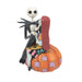 Enesco Disney Traditions Jack and Sally Sitting on Pumpkin Statue 11x12x16.5 Cm