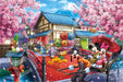 Epoch 1000 Piece Disney Jigsaw Puzzle Micky and Friends Sakura Journey 50x75cm
