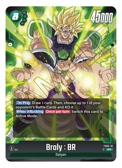 Bandai Dragon Ball Super Card Game Fusion World Start Deck Broly FS03- Japan Figure Store - #1 Bring To You The Best Japanese Goods