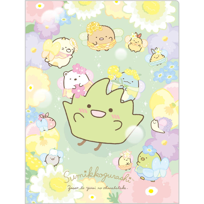 San-X Sumikko Gurashi Clear Holder 10 Pockets Durable Document Organizer