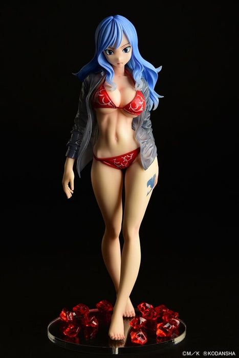 Orca Toys Juvia Lockser 1/6 Figure Red Bikini Gravure Style Wet Shirt Edition