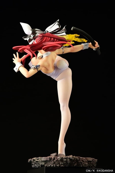 Orcatoys Fairy Tail Erza Scarlet White Bunny High Kick Ver Figure- Japan Figure Store - #1 Bring To You The Best Japanese Goods