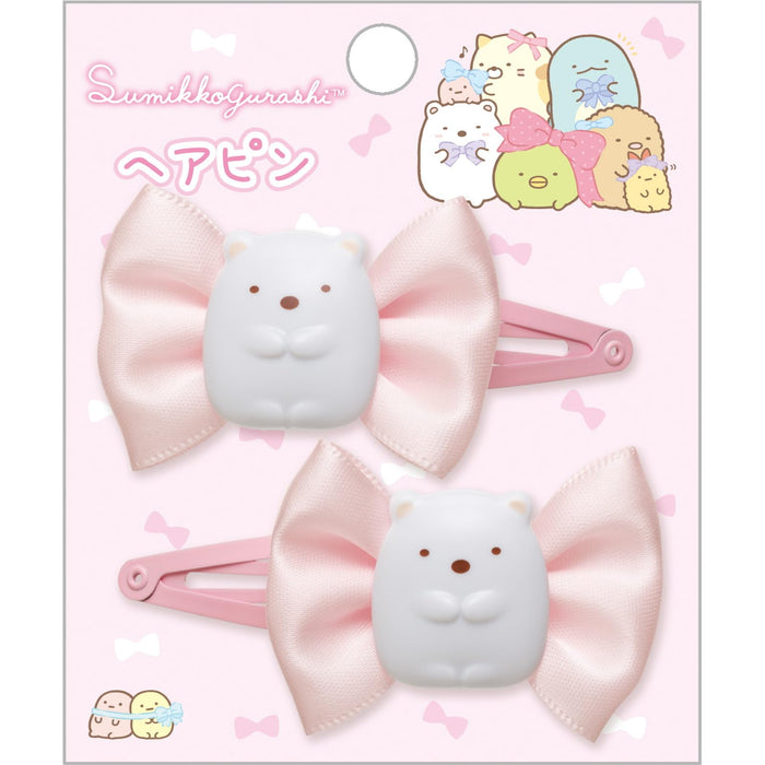 Épingle à cheveux San-X Sumikko Gurashi Ours polaire - Fe40104 Accessoire mignon