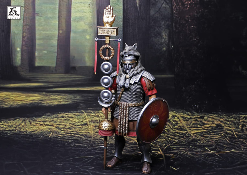 Xesray Studio Fight For Glory 017 Roman Army Flag-Bearer 1/12 Scale Figure