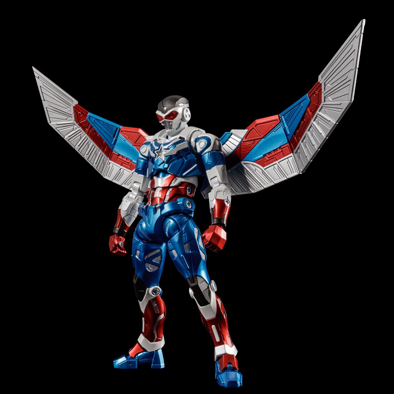 Sentinel Fighting Armor Captain America Sam Wilson Die-Cast Action Figure