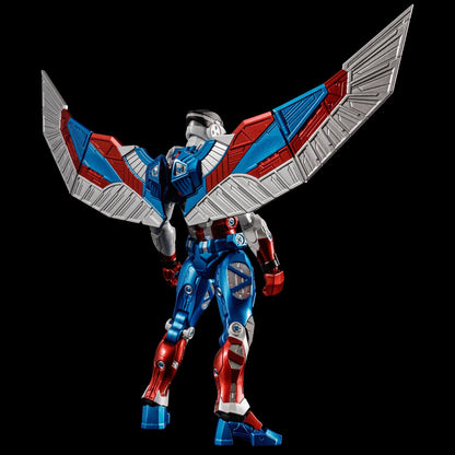 Sentinel Fighting Armor Captain America Sam Wilson Die-Cast Action Figure