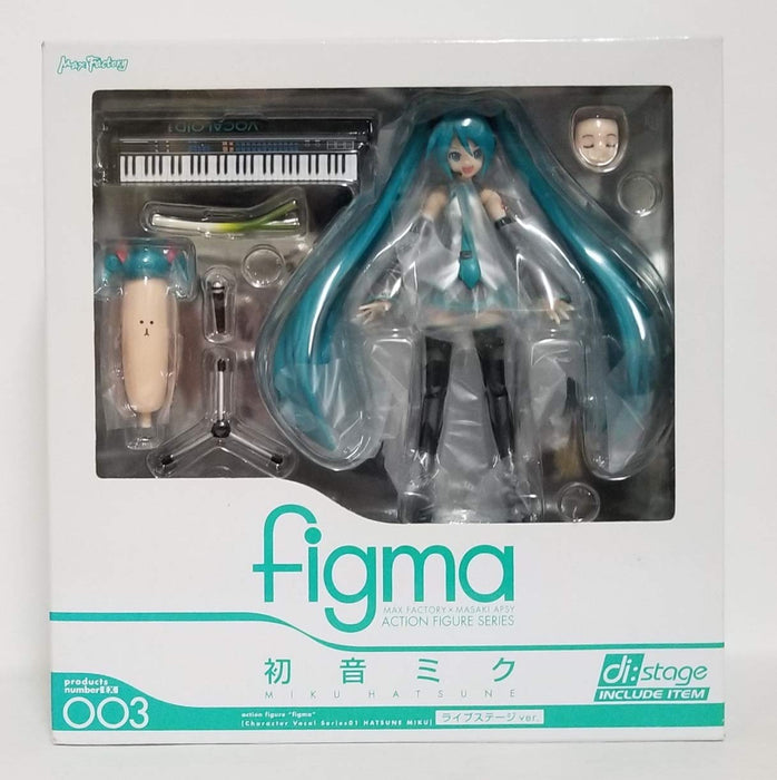 Figurine mobile en PVC de 140 mm de la version live de Hatsune Miku Figma de Max Factory