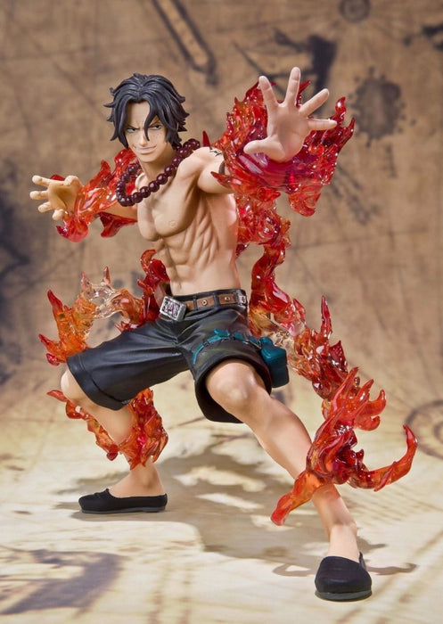 Figuarts Zero One Piece Portgas D Ace Battle Ver Pvc Figurine Bandai