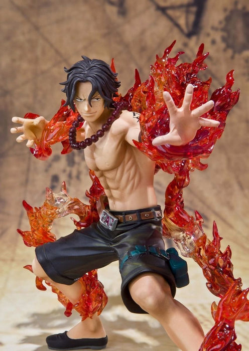 Figuarts Zero One Piece Portgas D Ace Battle Ver Pvc Figurine Bandai