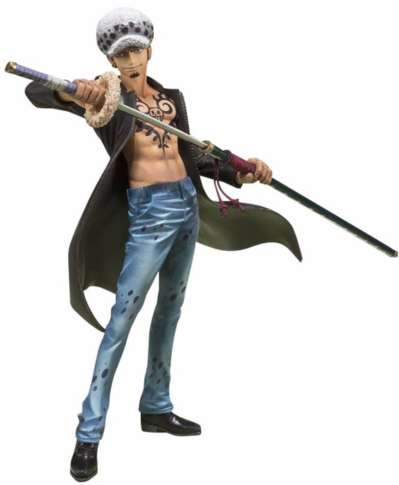 Figuarts Zero One Piece Robe Trafalgar Law Rosa Ver Pvc Figure Bandai Japan