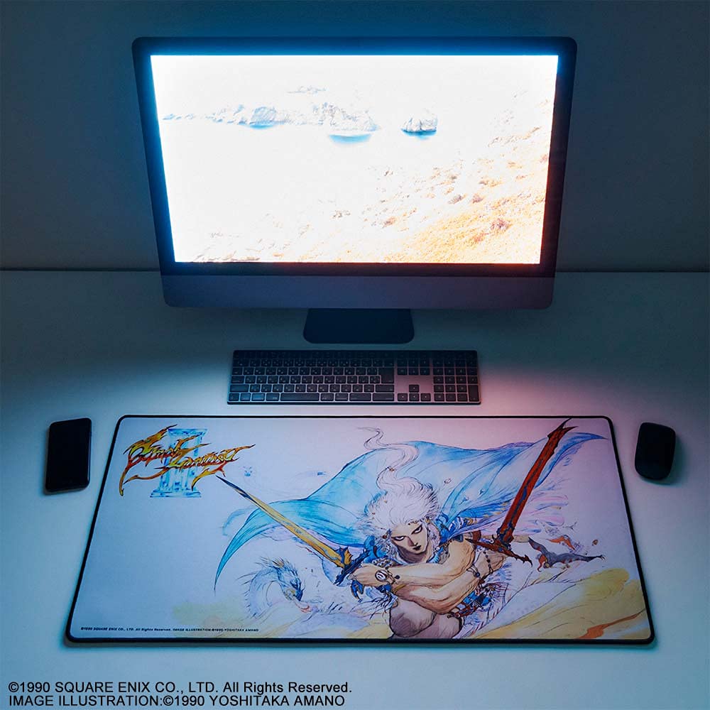 Square Enix Final Fantasy III Gaming Mouse Pad Large Non-Slip Surface