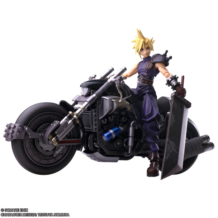 Square Enix Final Fantasy VII Cloud Strife with Hardy-Daytona Action Figure