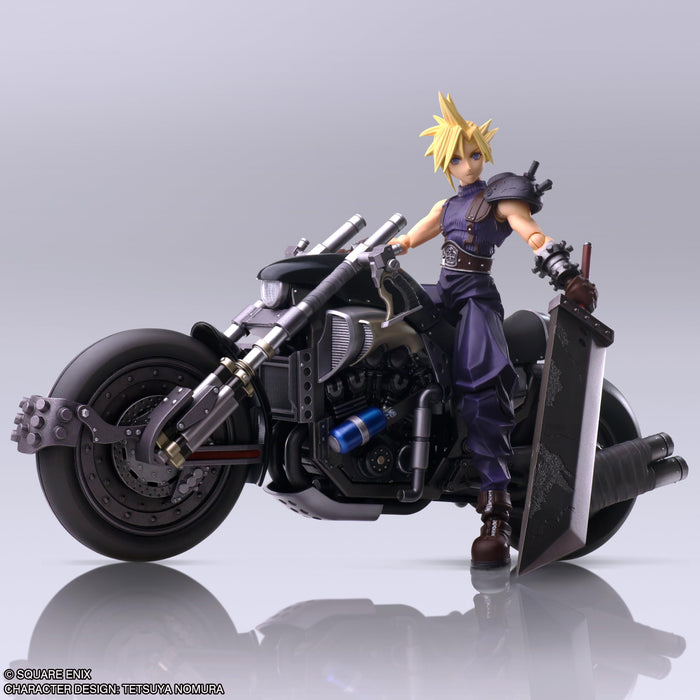 Square Enix Final Fantasy VII Cloud Strife with Hardy-Daytona Action Figure