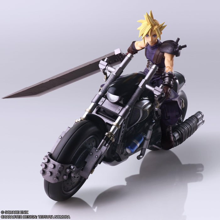 Square Enix Final Fantasy VII Cloud Strife with Hardy-Daytona Action Figure