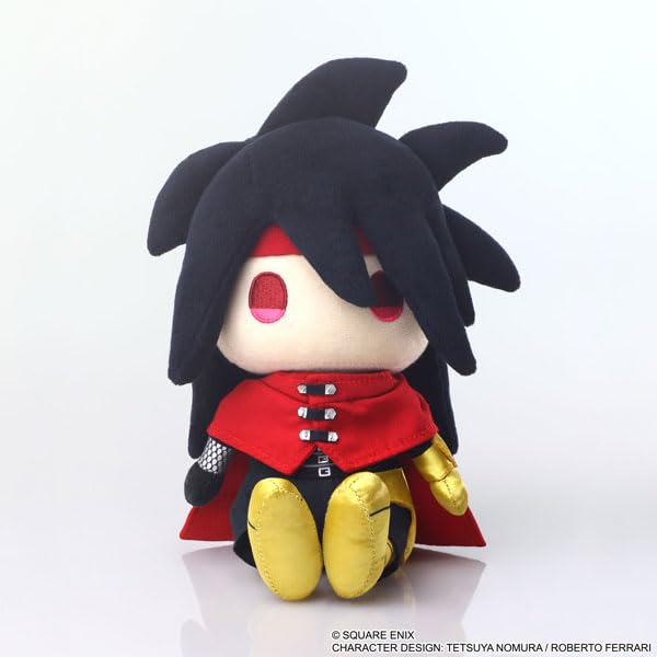 Square Enix Final Fantasy VII Rebirth Plush: Vincent Valentine Collectible- Japan Figure Store - #1 Bring To You The Best Japanese Goods